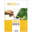 Εικόνα της Ετικέτες Sorex αυτοκόλλητες λευκές 105x42.3mm 105042