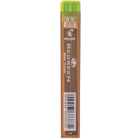 Εικόνα της Μύτες μολυβιών Pilot 0.5 mm. 2B Begreen 10τμχ. PPL-52B-BG