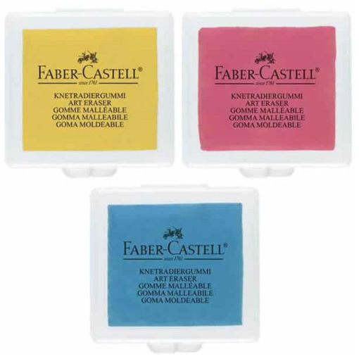 Γόμα Faber-Castell για κάρβουνο χρωματιστή 127321 Assorts EAN 9556089009232 Lichnaribooks