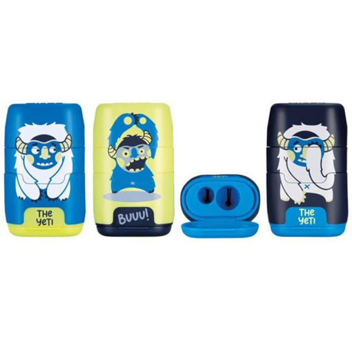 Εικόνα της Ξύστρα με γόμα MilanThe Yeti διπλή