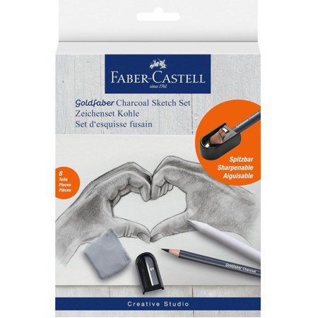 Σετ σχεδίου Faber-Castell Goldfaber Charcoal 8 τεμαχίων