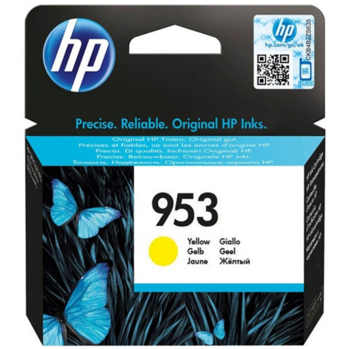 Μελάνι HP 953 Yellow F6U14AE αυθεντικό — 725184104039 Lichnaribooks