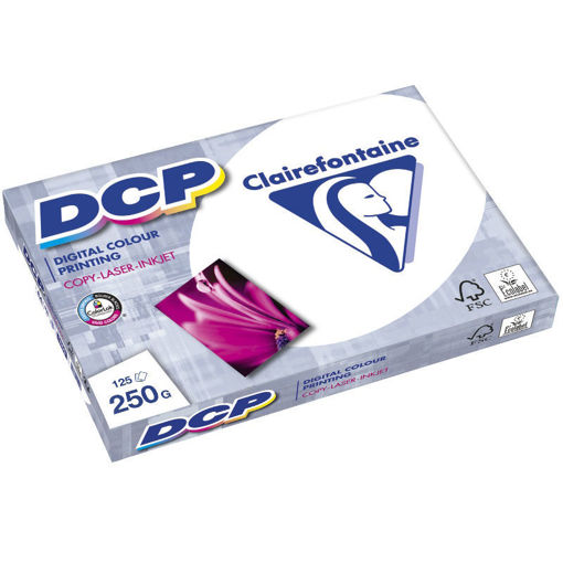 Χαρτί Clairefontaine DCP A4 300gr – 125 φύλλα – Λευκό για επαγγελματικές εκτυπώσεις – Κωδικός 3801C – EAN 3329680185706