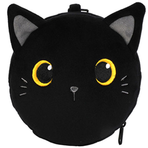Εικόνα της Μαξιλάρι I-Total Black Cat +sleep mask XL2527 19x18cm.