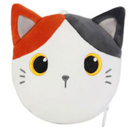 Εικόνα της Μαξιλάρι I-Total Orange Cat +sleep mask XL2528 19x18cm.