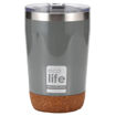 Εικόνα της Θερμός Ecolife coffee Cork Bottom 370ml Light Grey 33-BO-4107