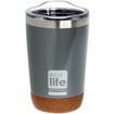 Εικόνα της Θερμός Ecolife coffee Cork Bottom 370ml Light Grey 33-BO-4107
