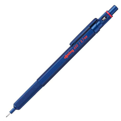 Μηχανικό μολύβι rOtring 600 Blue 0.7mm — πλάγια άποψη
