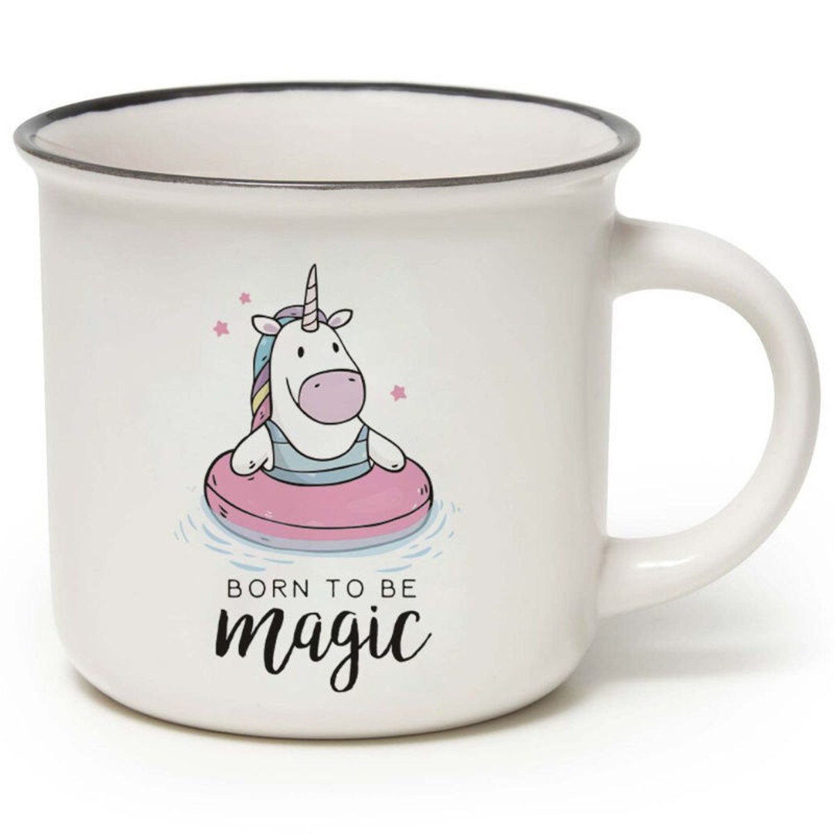 Legami Cup-Puccino Unicorn κούπα με πολύχρωμο σχέδιο μονόκερου, κωδικός CUP0019, Lichnaribooks