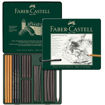 Μολύβια κάρβουνο Faber Castell Pitt Graphite 24 τεμάχια 4005401129783 Lichnaribooks