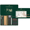 Σετ Pitt Monochrome Faber-Castell 33 τεμαχίων σε μεταλλική κασετίνα