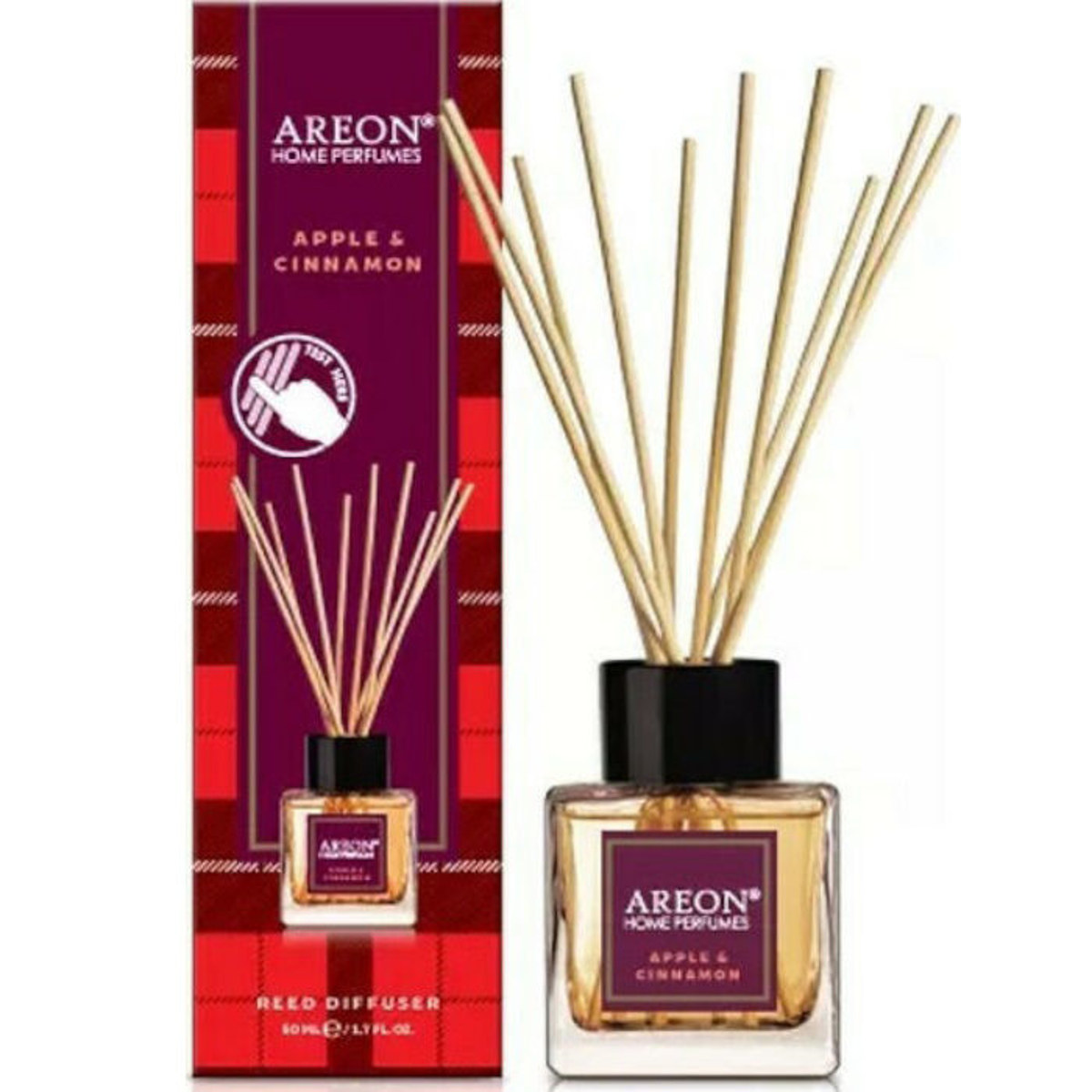 Εικόνα της Αρωματικό χώρου Areon με Sticks 50ml. Tartan Apple & Cinnamon RHP-60