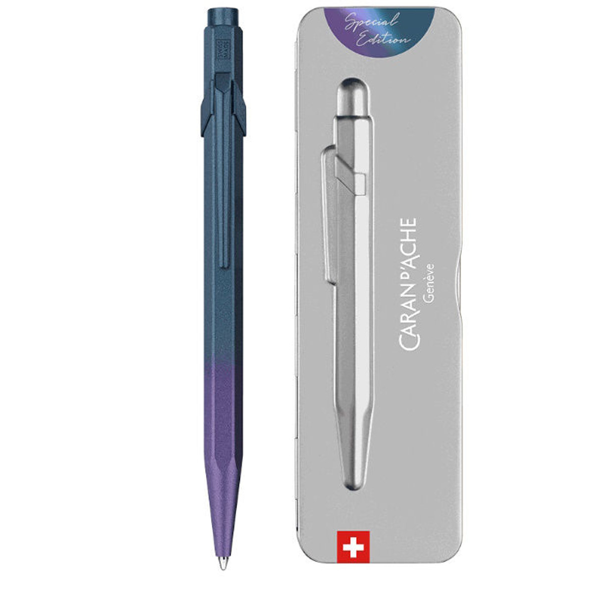 Εικόνα της Ballpoint Pen Caran D΄ache 849 Violet Marin Claim Your Style Edition