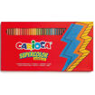Σετ ξυλομπογιών Carioca Supercolor 36 τεμ. 10343395 σε τριγωνικό σχήμα, με μαλακή μύτη και έντονα χρώματα, για παιδιά και ενήλικες