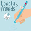 Εικόνα της Στυλό Legami Gel Lovely Friends Llama sky blue 0.5mm CPPKIT10