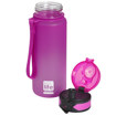 Παγούρι Ecolife Tritan 500ml fuchsia, πλαϊνή όψη με ανθεκτό Tritan υλικό