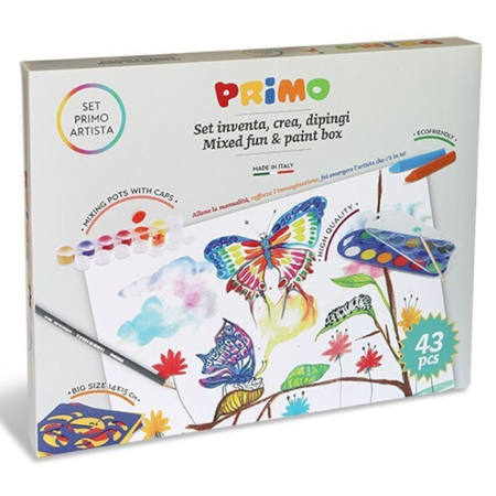Εικόνα της Σετ Ζωγραφικής Primo Mixed Fun paint 43τεμ. PAINTSET1