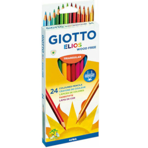 Giotto Elios ξυλομπογιές 24 τεμαχίων – λεπτές και ανθεκτικές για ακριβή χρωματισμό – EAN 8000825004513