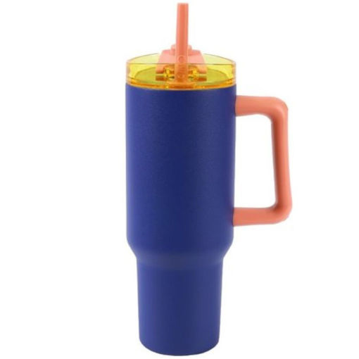 Θερμός I-Drink Tumbler Travel μπλε 1200ml – Διπλό ανοξείδωτο τοίχωμα για ζεστά και κρύα ροφήματα – EAN 8059037078348