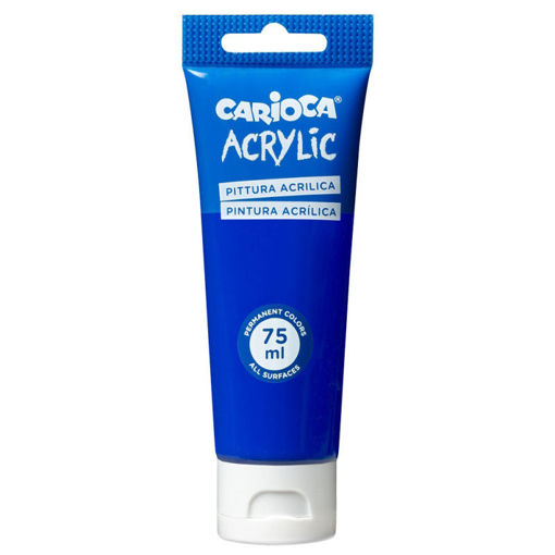 Εικόνα της Acrylic Carioca Dark Blue 75ml 45244/17