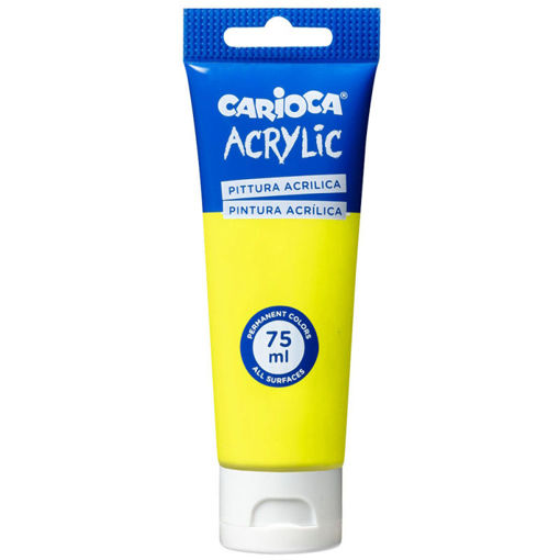 Εικόνα της Acrylic Carioca Lemon Yellow 75ml 45244/12