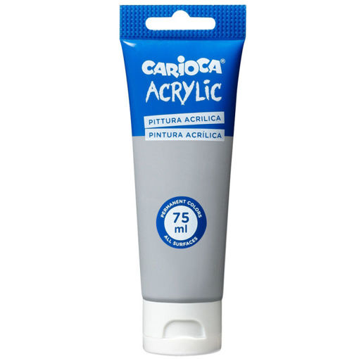 Εικόνα της Acrylic Carioca Silver 75ml 45244/20