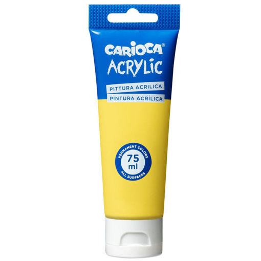 Εικόνα της Acrylic Carioca Primary Yellow 75ml 45244/03