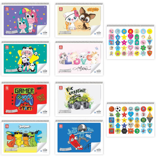 Εικόνα της Μπλοκ ζωγραφικής Special 40φ. με Αυτοκόλλητα 4244 Διάφορα σχέδια