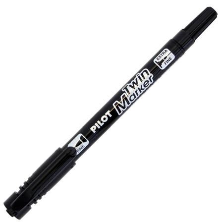Εικόνα της Μαρκαδόρος Pilot Twin Marker Begreen μαύρος SCA-TM-B-BG