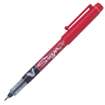 Εικόνα της Μαρκαδόρος Pilot V-Signpen κόκκινος ink SW-VSPR