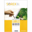 Εικόνα της Ετικέτες Sorex αυτοκόλλητες λευκές 38x21.2mm 038021