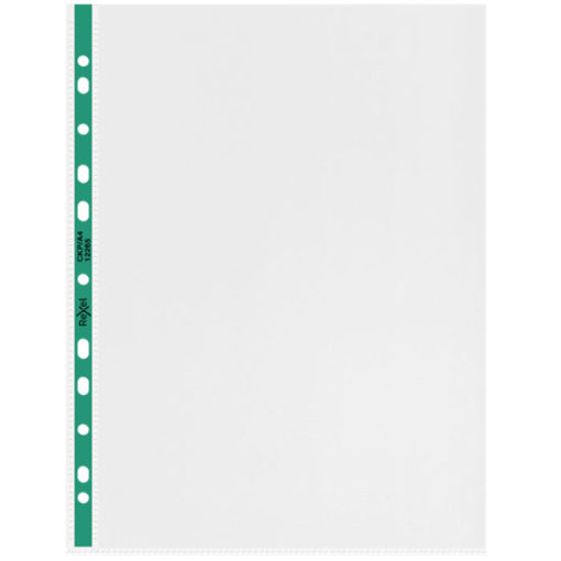 Εικόνα της Ζελατίνες Α4 περφορέ Green ενισχυμένες 12265 Rexel