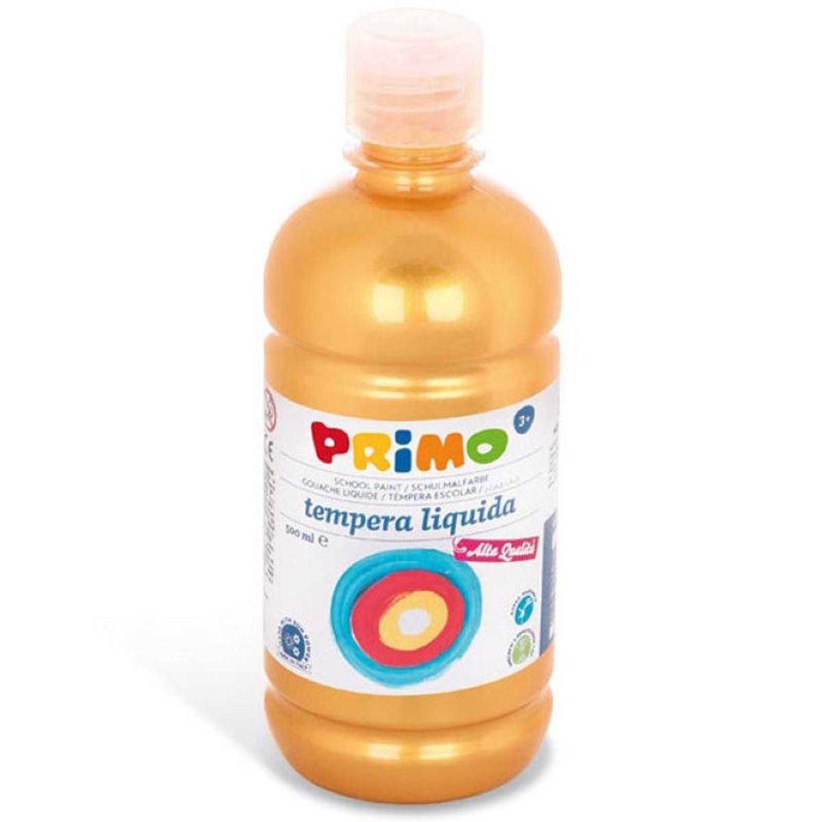 Τέμπερα Morocolor 500ml σε χρυσή απόχρωση για λαμπερές καλλιτεχνικές και σχολικές δημιουργίες – EAN 8006919162015 – Lichnaribooks.