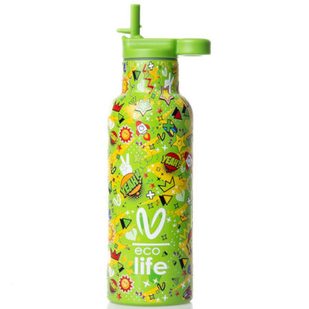Εικόνα της Θερμός ανοξείδωτος Ecolife 500ml Vasiliki Borola 33-BO-2320