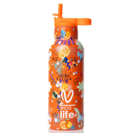 Εικόνα της Θερμός ανοξείδωτος Ecolife 500ml Vasiliki Ice 33-BO-2322