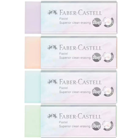 Εικόνα της Γόμα Faber Castell Pastel Colors Dust Free 187392 Assorts