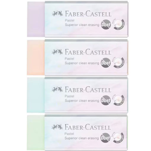 Εικόνα της Γόμα Faber Castell Pastel Colors Dust Free 187392 Assorts