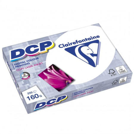 Χαρτί Clairefontaine DCP A4 160gr – 250 φύλλα για laser & inkjet – Κωδικός 1842 – EAN 3329680184204
