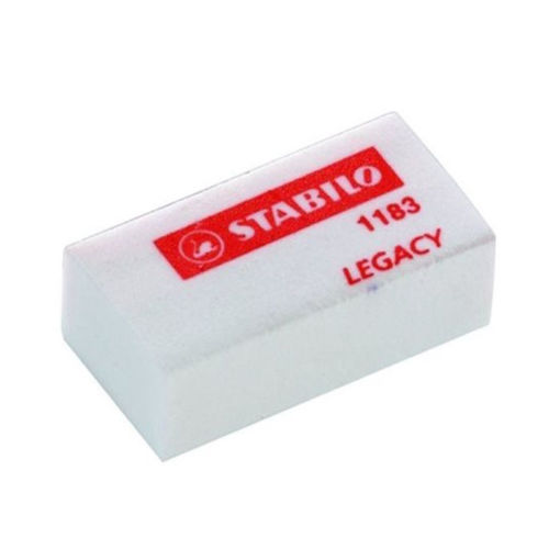 Γόμα Stabilo Legacy λευκή 1183 για καθαρή διόρθωση EAN 9556091511501 Lichnaribooks