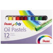 Σετ λαδοπαστέλ Pentel 12 χρωμάτων PHN-12 EAN 4711577003573 Lichnaribooks