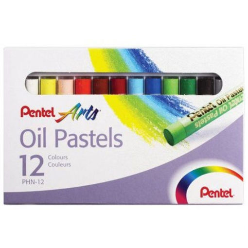 Σετ λαδοπαστέλ Pentel 12 χρωμάτων PHN-12 EAN 4711577003573 Lichnaribooks