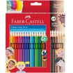 Ξυλομπογιές Faber Castell Grip 18 συν 6 Skin χρώματα 4005401128199 Lichnaribooks