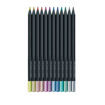 Εικόνα της Ξυλομπογιές Faber Castell Black Edition metallic 12τμχ. 116415