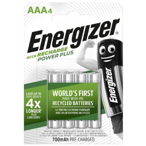 Μπαταρίες Energizer AAA 700mAh επαναφορτιζόμενες 4τμχ — 7638900417005 Lichnaribooks