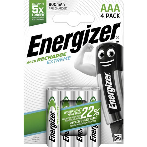 Μπαταρίες Energizer AAA 800mAh επαναφορτιζόμενες 4τμχ — 7638900416879 Lichnaribooks