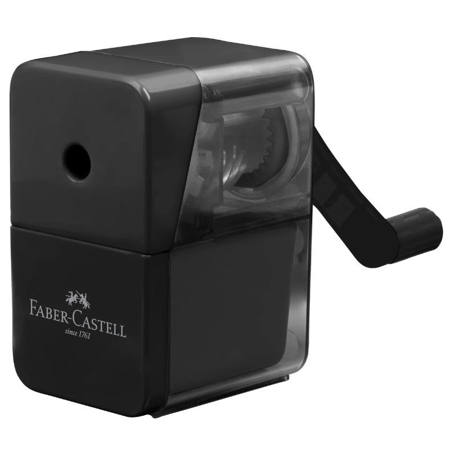Ξύστρα επιτραπέζια Faber Castell 180984 μαύρη 4005401809845 Lichnaribooks