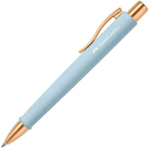 Στυλό Faber Castell Poly Urban Sky Blue Gold 241186 6933256654519 Lichnaribook