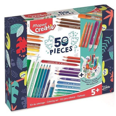 Σετ Ζωγραφικής Maped Creative 50 τεμάχια με όλα τα εργαλεία χρωματισμού