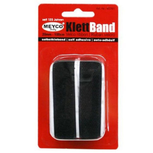 Εικόνα της Ταινία velcro Meyco μαύρη 1m. 65761