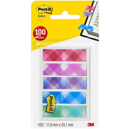 Εικόνα της Σελιδοδείκτες Post-it 5/χρώμ. 11.9x43.2mm 684-PLD5-EU 3M